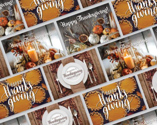Thanksgiving Postcards Example Image