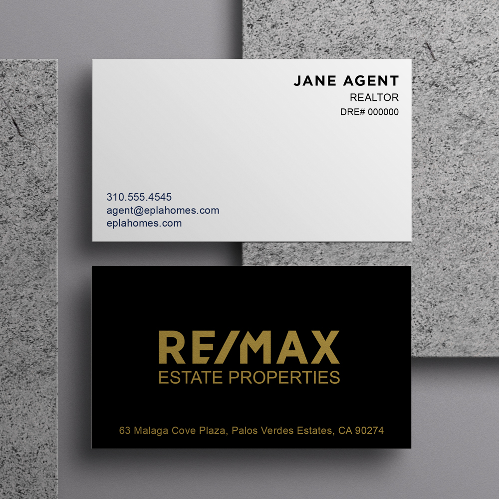 RE/MAX Business Cards Example Image