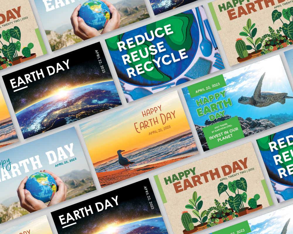 Examples of Earth Day Postcards