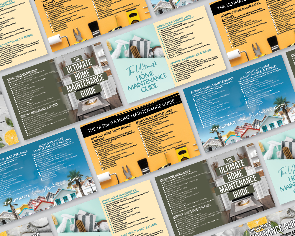 Examples of Home Maintenance Checklist Postcards