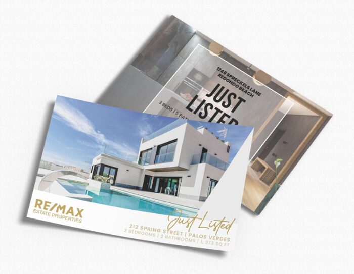 Example of a RE/MAX Just Listed Postcard